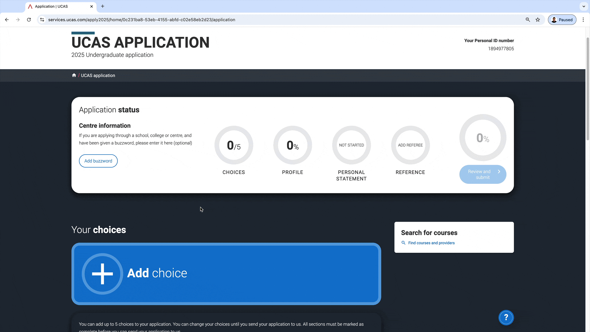 Gif of applying for Music Business and Event Management on UCAS